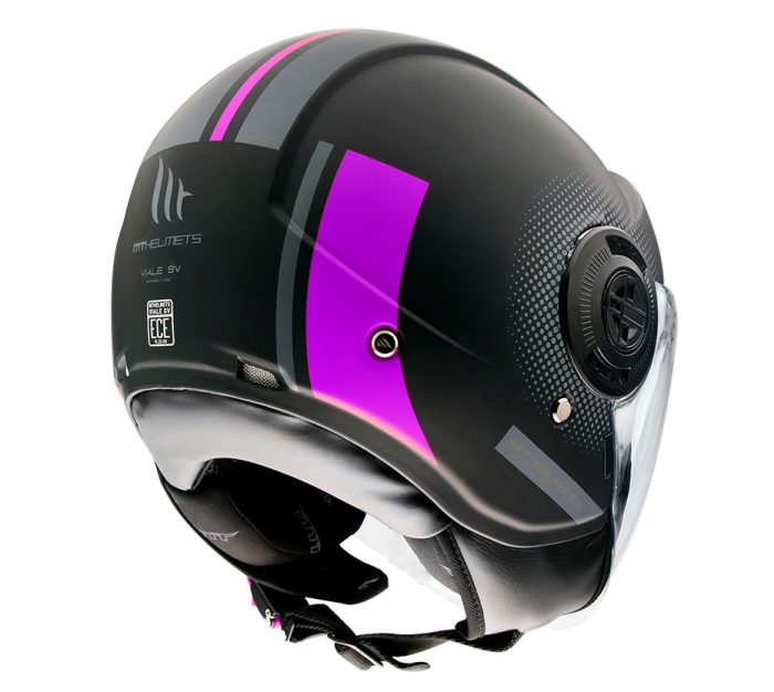Casca MT Viale SV Phantom C8 roz mat (ochelari soare integrati)