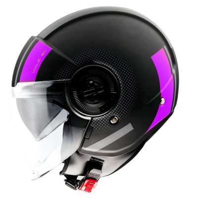 Casca MT Viale SV Phantom C8 roz mat (ochelari soare integrati)