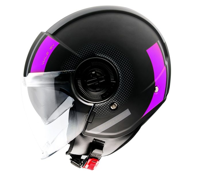 Casca MT Viale SV Phantom C8 roz mat (ochelari soare integrati)