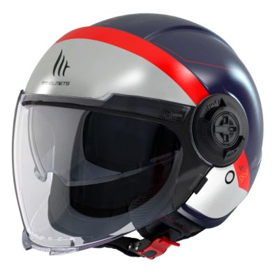 Casca MT Viale SV 68 Unit D7 albastru mat (ochelari soare integrati) (open face) Casca MT Viale SV 68 Unit D7 albastru mat (ochelari soare integrati) (open face)