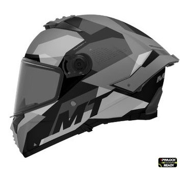 Casca integrala MT Thunder 4 SV Fade B2 gri lucios (ochelari soare integrati)
