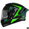 Casca integrala MT Thunder 4 SV Mountain B6 verde mat (ochelari soare integrati)