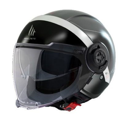 Casca MT Viale SV S 68 Unit D2 gri mat (ochelari soare integrati) (open face) Casca MT Viale SV S 68 Unit D2 gri mat (ochelari soare integrati) (open face)