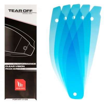 Kit 5 tear-off pentru viziera casca integrala KRE Snake Carbon Kit 5 tear-off pentru viziera casca integrala KRE Snake Carbon