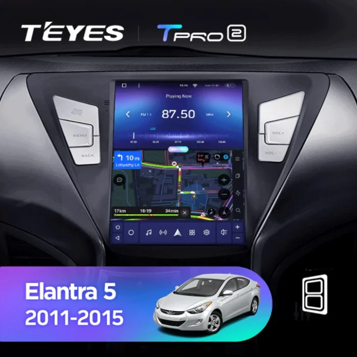 2554_hyundai_elantra_5_split_screen_radio_1280x720 Navigatie Auto Teyes Tip Tesla TPRO 2 Hyundai Elantra 5 2010-2016 4+64GB 9.7" QLED Octa-core 1.8Ghz, Android 4G Bluetooth 5.1 DSP