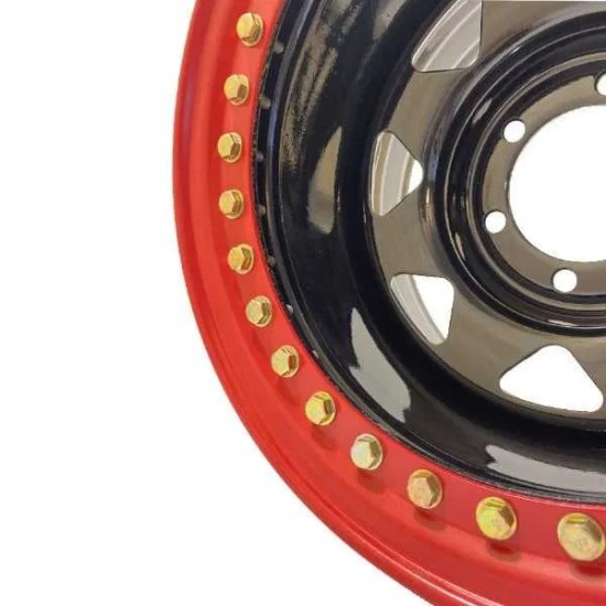 Jante din tabla offroad cu BEADLOCK 16x8J 6x139.7 ET-35 CB110 compatibile cu NISSAN PATROL,NISSAN NAVARA ,MITSUBISHI PAJERO,MITSUBISHI L200 si TOYOTA LANDCRUISER