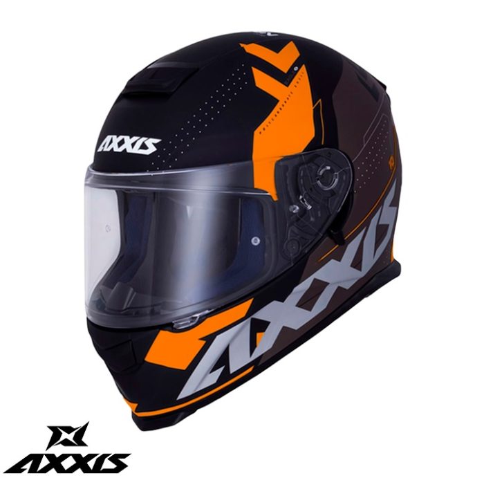 Casca integrala Axxis model Eagle SV Diagon D4 portocaliu mat (ochelari soare integrati) Casca integrala Axxis model Eagle SV Diagon D4 portocaliu mat (ochelari soare integrati)