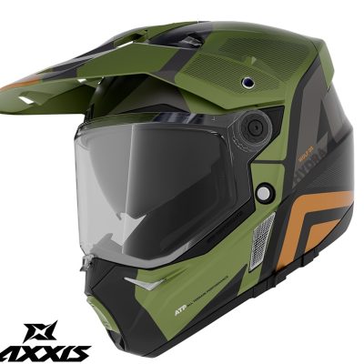 Casca adventure/touring/off road Axxis model Wolf DS Hydra B6 verde mat Casca adventure/touring/off road Axxis model Wolf DS Hydra B6 verde mat