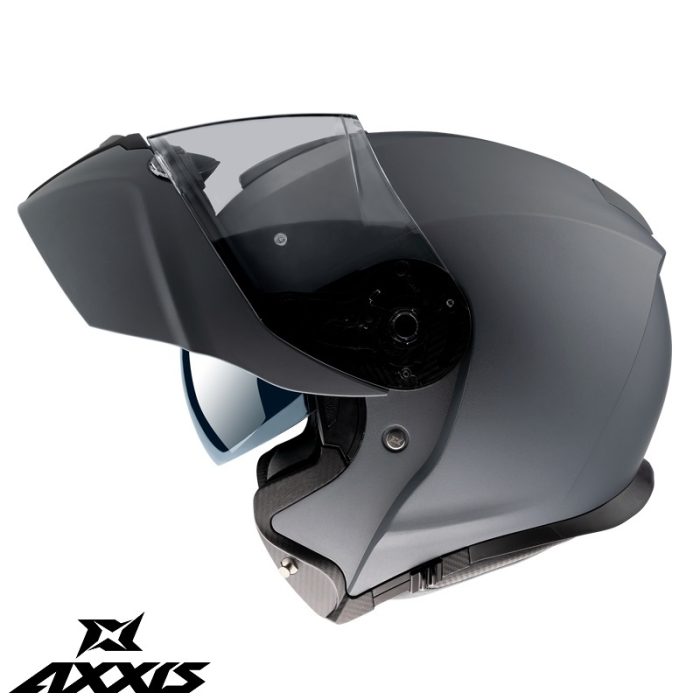 Casca modulabila Axxis model Gecko SV A2 titanium mat (ochelari soare integrati) Casca modulabila Axxis model Gecko SV A2 titanium mat (ochelari soare integrati)