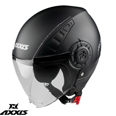 Casca Axxis model Metro A1 negru lucios (open face)