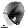 Casca Axxis model Metro A2 titanium mat (open face)
