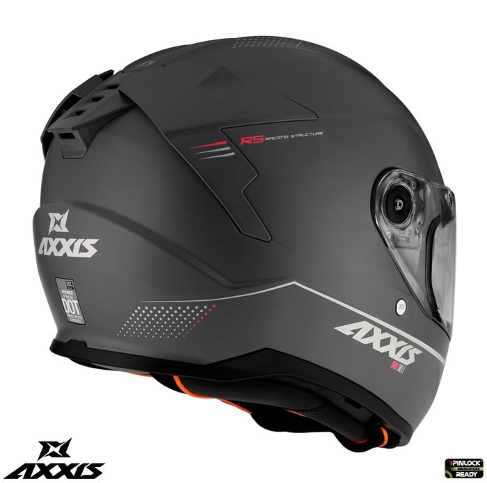 Casca integrala Axxis Hawk SV A2 titanium mat (ochelari soare integrati)