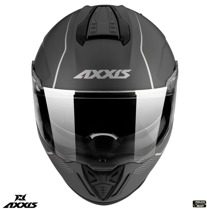 Casca integrala Axxis Hawk SV A2 titanium mat (ochelari soare integrati)