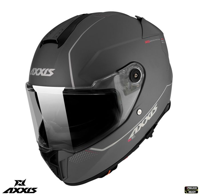 Casca integrala Axxis Hawk SV A2 titanium mat (ochelari soare integrati)