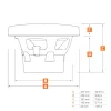 250W RMS 250W RMS