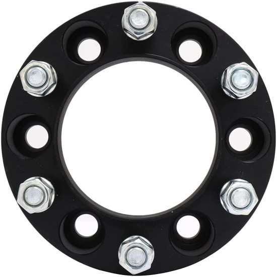 Flanse distantiere Opel Frontera 38mm 6x139,7 M12x1,5 CB110 cu inel de centare culoare negru