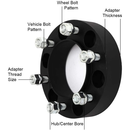 51mJfcamChL._AC_SL1003_-550x550h Flanse distantiere Toyota 30mm 6x139,7 M12x1,5 CB110 cu inel de centare culoare negru