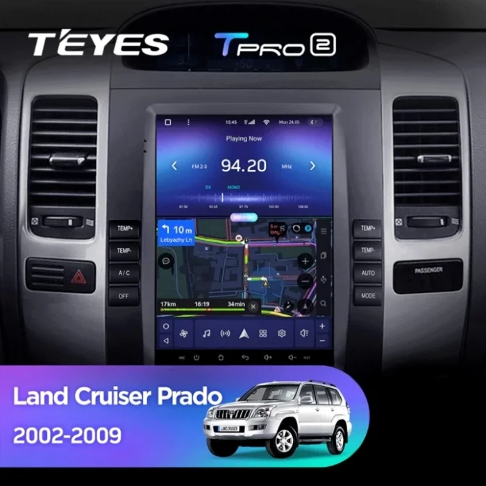 6198_f2ae_prado_120_navigare_1280x720_1280x720 Navigatie Auto Teyes Tip Tesla TPRO 2 Toyota Land Cruiser Prado J120 2002-2009 3+32GB 9.7" QLED Octa-core 1.8Ghz, Android 4G Bluetooth 5.1 DSP
