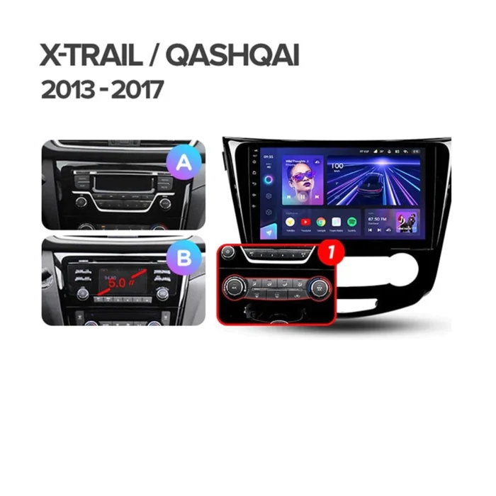 94d7_nissan_x_trail_x_trail_3_t32_f2automatic_air_conditioning_2013_2022x_trail_t321f21_ab_a_1280x720 Navigatie Auto Teyes CC3 Nissan X Trail 3 T32 2013-2017 4+32GB 10.2" QLED Octa-core 1.8Ghz Android 4G Bluetooth 5.1 DSP