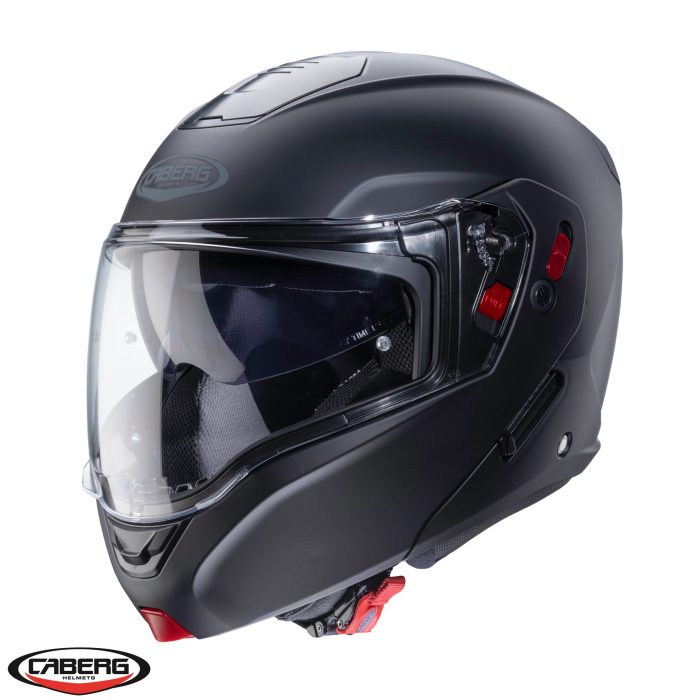 Casca modulabila (flip-up) Caberg model Horus X negru mat Pinlock ready Casca modulabila (flip-up) Caberg model Horus X negru mat Pinlock ready