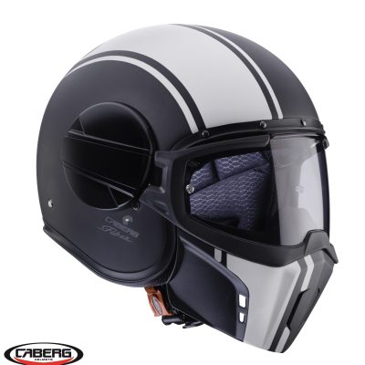 Casca Caberg model Ghost Legend negru/alb mat