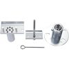Suport prindere cric off road hi-lift pe roata de rezerva din aluminiu