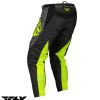 Pantaloni motociclete cross-enduro Fly Racing model F-16 culoare: negru/galben fluor