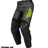Pantaloni motociclete cross-enduro Fly Racing model F-16 culoare: negru/galben fluor