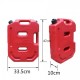 Canistra transport benzina 10L din pastic pentru off road