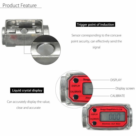 LCD-Min-Digital-Flow-Meter-15-120L-Gear-Flowmeter-Kerosene-Diesel-Fuel-Gasoline-Liquid-Water-Flow.jpg_q50-550x550 Contor digital CDI pentru pompa transfer motorina cu montaj pe furtun