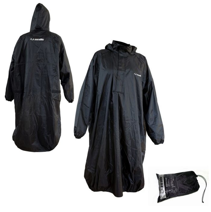 Pelerina impermeabila ploaie (poncho) Unik Racing culoare: negru – marime M/L