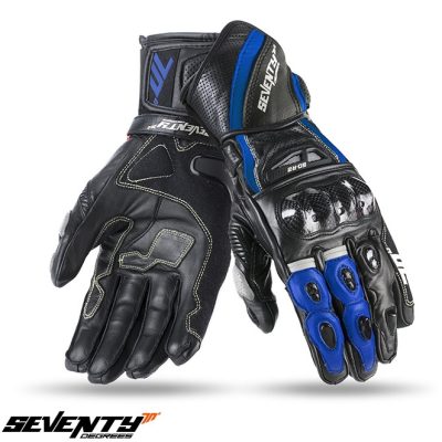 Manusi barbati racing vara Seventy model SD-R2 negru/albastru Manusi barbati racing vara Seventy model SD-R2 negru/albastru