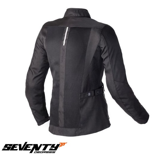 Geaca (jacheta) motociclete femei Urban vara Seventy model SD-JC34 culoare: negru