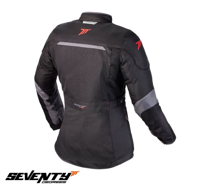 Geaca (jacheta) motociclete femei Urban Seventy vara/iarna SD-JC51 culoare: negru/gri