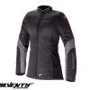 Geaca (jacheta) motociclete femei Urban Seventy vara/iarna SD-JC51 culoare: negru/gri