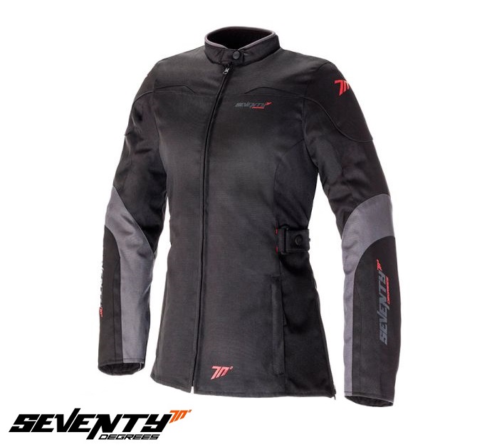 Geaca (jacheta) motociclete femei Urban Seventy vara/iarna SD-JC51 culoare: negru/gri