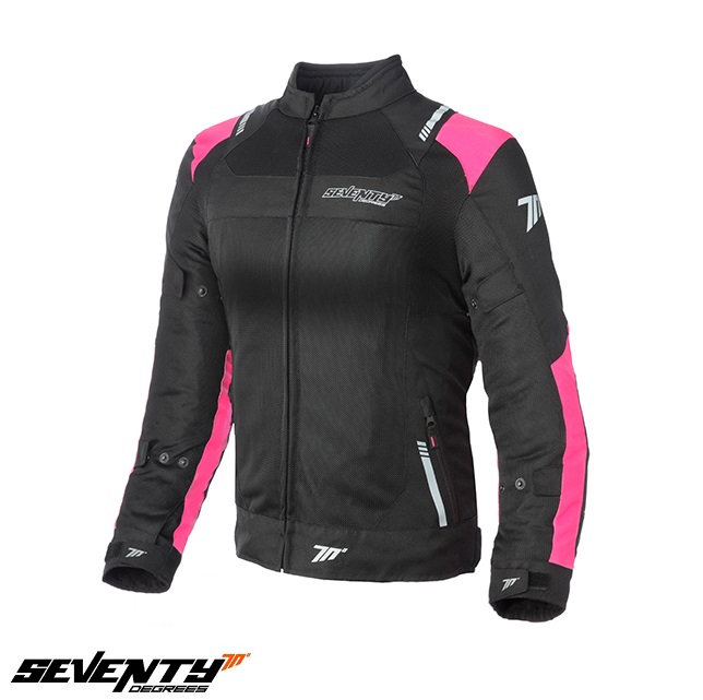 Geaca (jacheta) femei Racing vara Seventy model SD-JR54 culoare: negru/roz Geaca (jacheta) femei Racing vara Seventy model SD-JR54 culoare: negru/roz