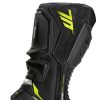 Ghete (cizme) moto Racing Unisex Seventy model SD-BR1 culoare: negru/galben fluor