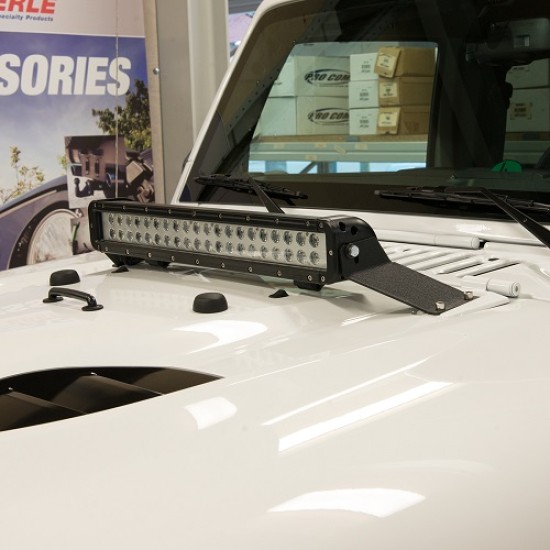 Suport led bar pe capota Suport de montaj led bar pe capota Jeep Wrangler JK
