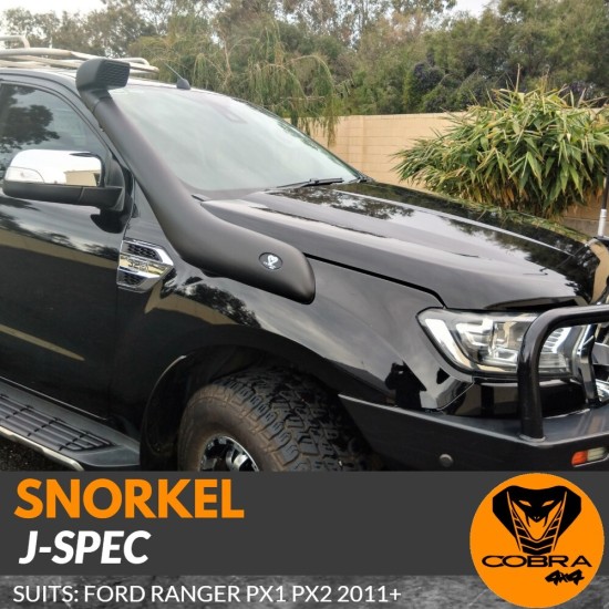 Snorkel Ford Ranger anii 2011 + PX1 PX2 MK2 3.2L 2.2L P4AT P5A montaj partea dreapta