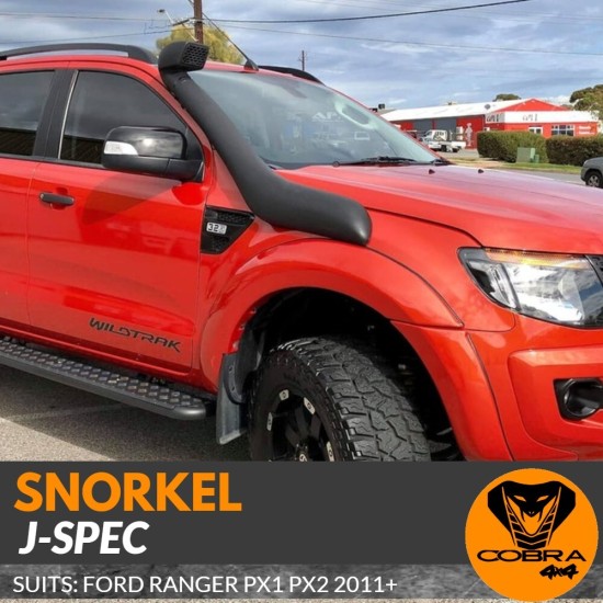 Snorkel Ford Ranger anii 2011 + PX1 PX2 MK2 3.2L 2.2L P4AT P5A montaj partea dreapta