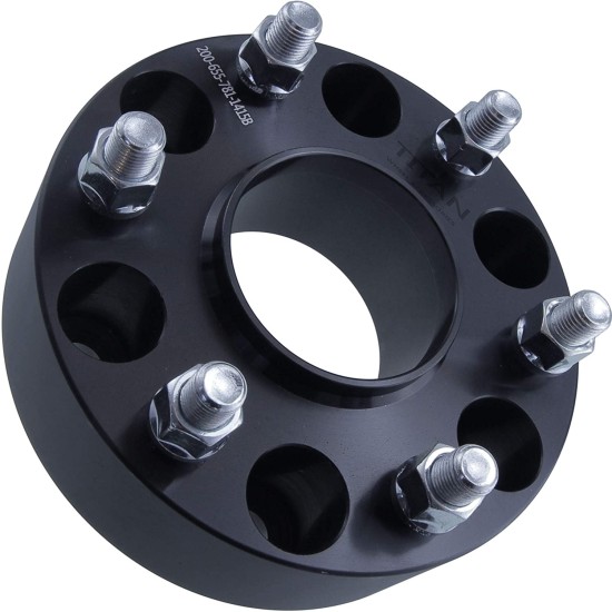 WS-05-LU-004 B Flanse distantiere Nissan 38mm 6x139,7 M12x1,25 CB110 cu inel de centare culoare negru