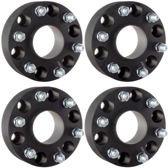 WS-05-LU-007 Flanse distantiere Toyota 38mm 6x139,7 M12x1,5 CB110 cu inel de centare culoare negru