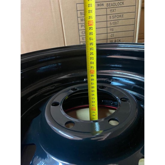 Jante din tabla offroad cu BEADLOCK 16x8J 6x139.7 ET-35 CB110 compatibile cu NISSAN PATROL,NISSAN NAVARA ,MITSUBISHI PAJERO,MITSUBISHI L200 si TOYOTA LANDCRUISER