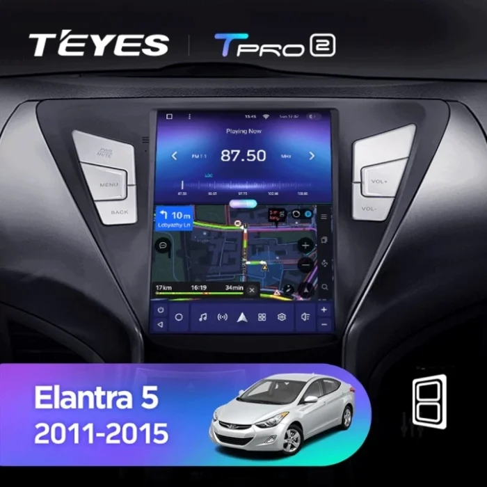 b57a_2554_hyundai_elantra_5_split_screen_radio_1280x720_1280x720 Navigatie Auto Teyes Tip Tesla TPRO 2 Hyundai Elantra 5 2010-2016 3+32GB 9.7" QLED Octa-core 1.8Ghz, Android 4G Bluetooth 5.1 DSP