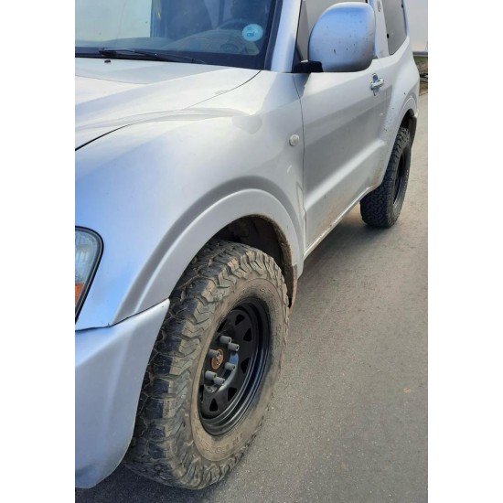 Jante din tabla offroad 16x7J 6x139.7 ET+10 CB67,1 compatibile cu Mitsubishi L200 ,Mitsubishi Pajero V60 V80 V90