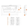 50W RMS 50W RMS