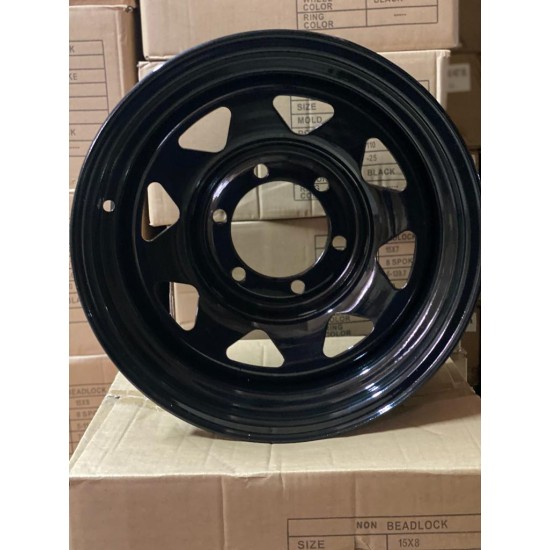 Jante din tabla offroad 15x7J 6x139.7 ET -25 CB110 compatibile cu Nissan,Opel,Toyota,Mitubischi si Ford