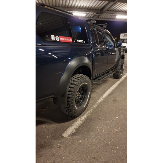 Jante din tabla offroad 16x7J 6x114,3 ET0 CB66,1 compatibile cu Nissan Navara D40/D23 si Nissan Pathfinder