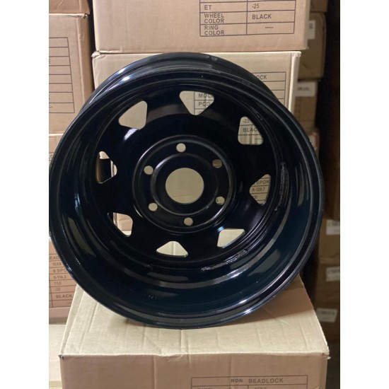 Jante din tabla offroad 16x7J 6x139.7 ET+10 CB67,1 compatibile cu Mitsubishi L200 ,Mitsubishi Pajero V60 V80 V90